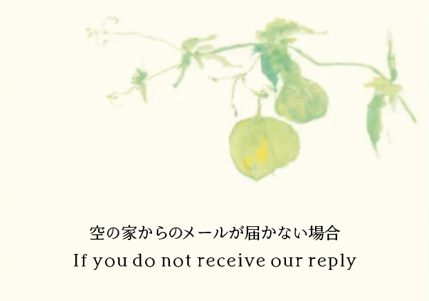 空の家からのメールが届かない場合
